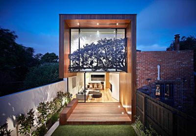 enochliew:<br /><br />Nicholson Residents by Matt Gibson Architecture+Design<br />Full height glazed façade with detailed sheet metal screen.<br />