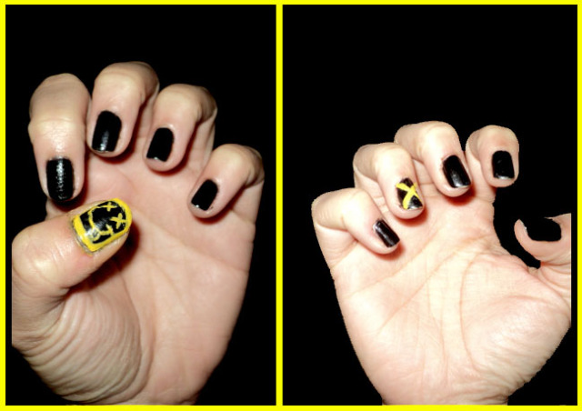 Sin tÃ­tulo, Nail Art / Nirvana Inspired :)