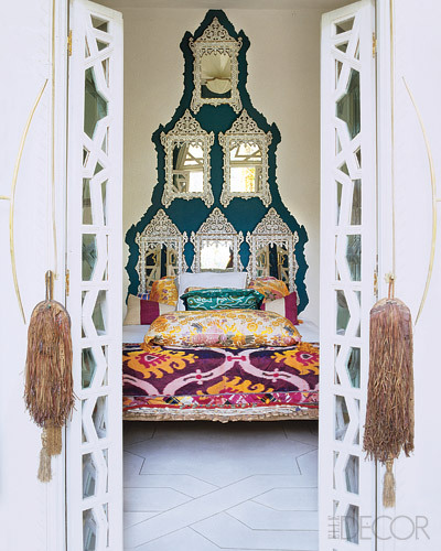 Source Elle Decor Bright And Colourful Moroccan