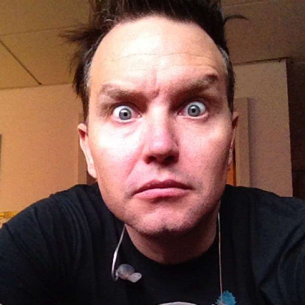 mark hoppus. young heezy., Pre-show. (Taken with Instagram ...