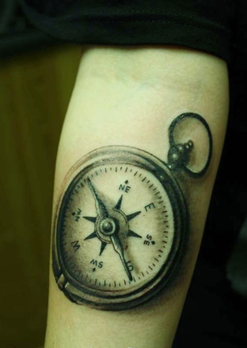 compass tattoo on Tumblr