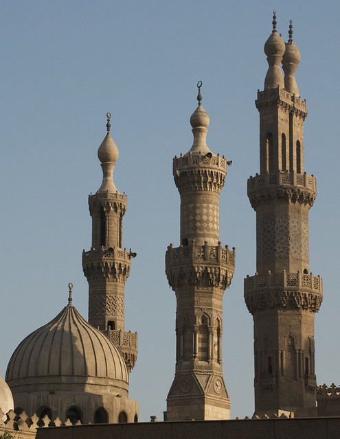 Mosque minarets in old Cairo, Egypt (by... - It's a beautiful world