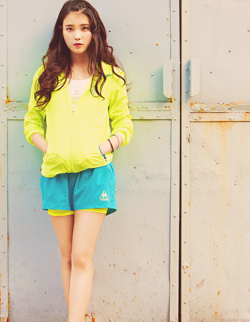 iu lee jieun le coq sportif edited by iu loveattack personal fave