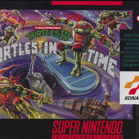 tmnt 4: turtles in time sewer surfin