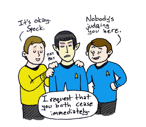 askbadlydrawnmccoy:Spock, you’ve seen almost everyone on the...