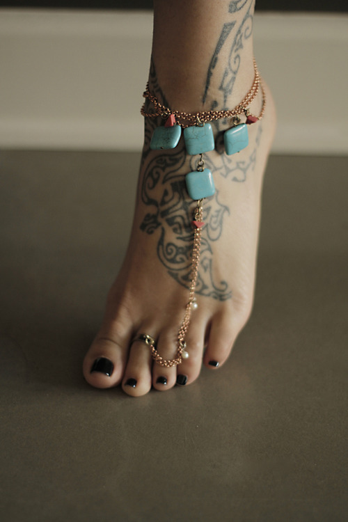 ankle tattoo on Tumblr