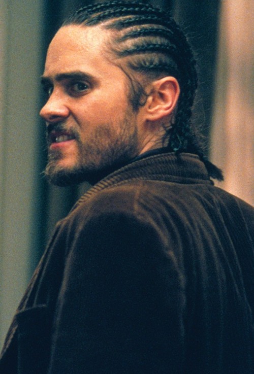 Jared Leto Hair Style: Cornrows Hairstyle Pictures in Panic Room movie