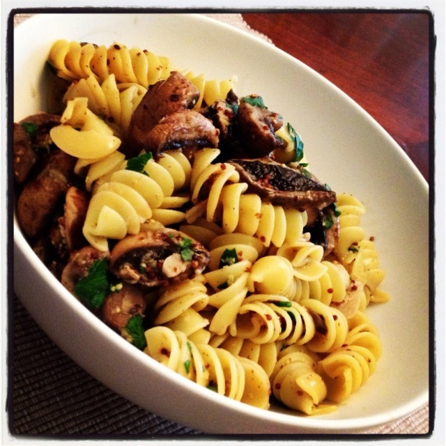 SometimesRedhead - Recipe - Herby Mushroom Pasta The BBC Good Food...