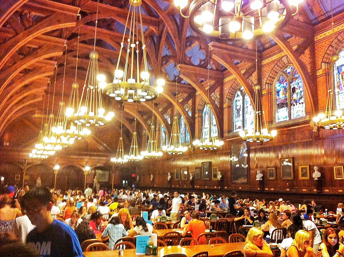 nick arnold Harvard cafeteria  It s Hogwarts 