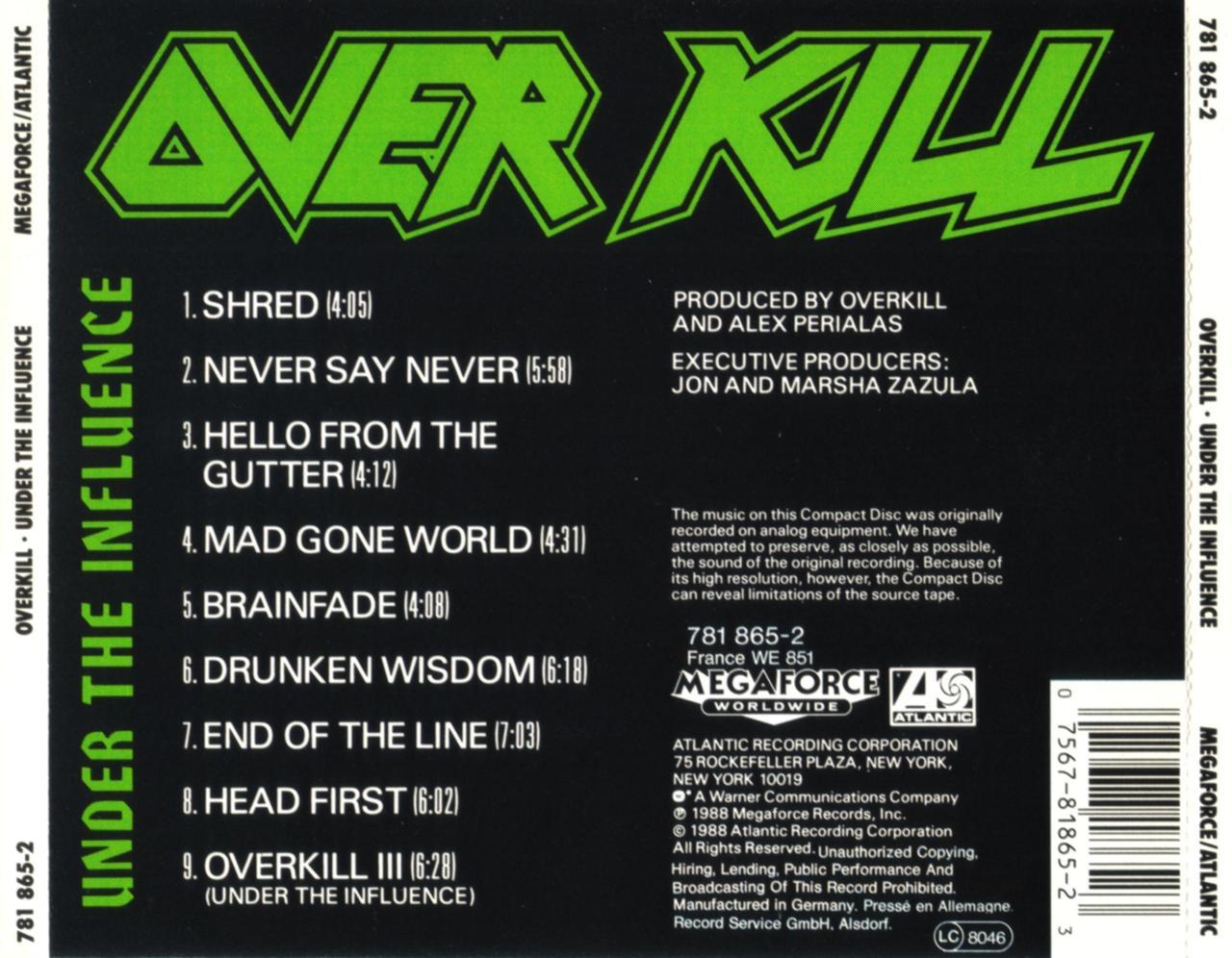 overkill under the influence