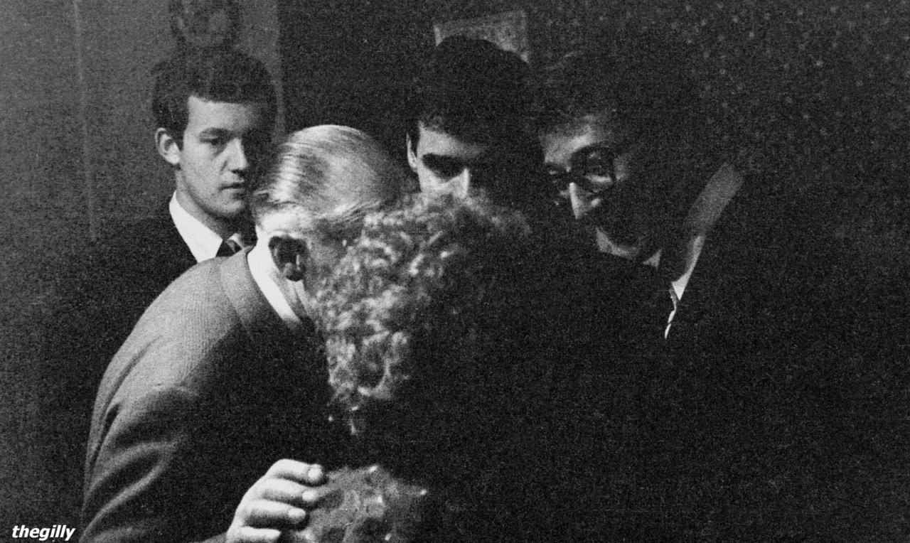 Jim McCartney, Aunty Jin and the Shadows at Paul’s 21st birthday party, 18 June 1963
Mike McCartney: “When we were young, one of the most successful groups in the country was Cliff Richard & the Shadows, so you can imagine the surprise and...