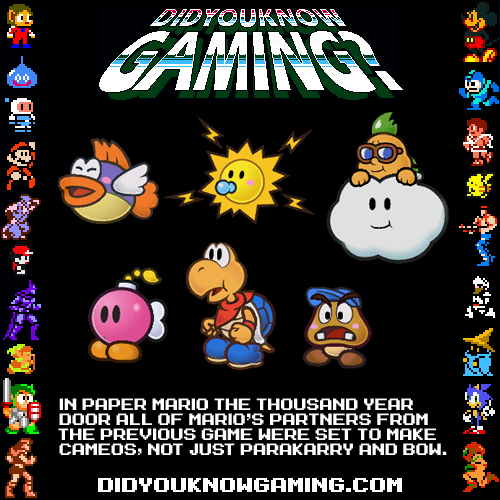 Did You Know Gaming Paper Mario The Thousand Year Door