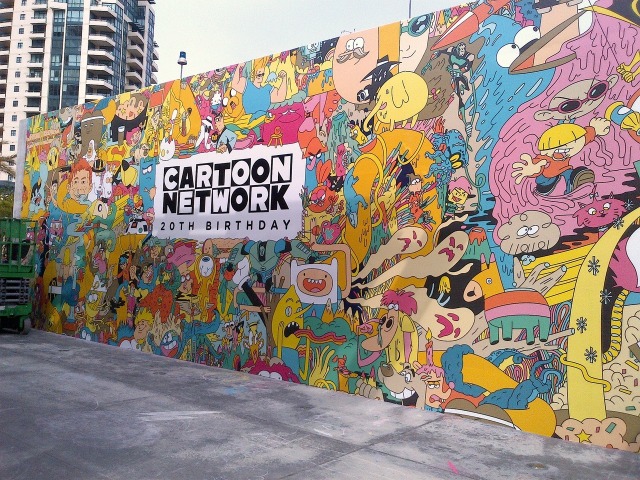 Cartoon Network 20th Anniversary Mural