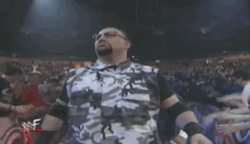 13. Tag Team Titles Match: The Rock and Drew McIntyre vs. The Dudley Boyz Tumblr_m71592kIVx1r324lio1_250