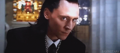 Loki Evil Grin Gif