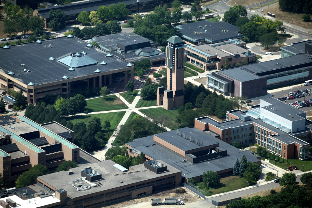 Michigan Engineering: University of Michigan’s North Campus seen from a...