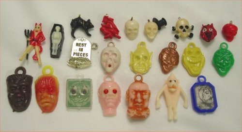 cryptofwrestling:Various vintage Monster charms, etc. from...