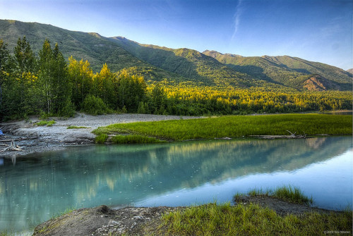 alaska eklutna hdr lake lake reflection reflection sunset uploads