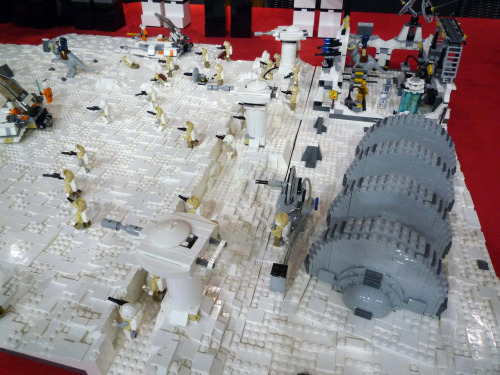 lego hoth battle scene