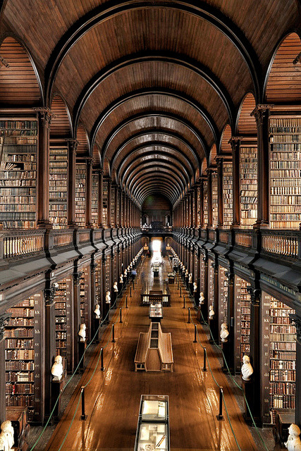 Trinity College Porn - Katie Needs â€” visitheworld: Trinity College Library at...