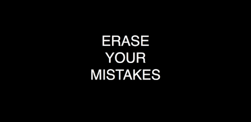 MISTAKES ERASE BLACK PHSYCADELIC