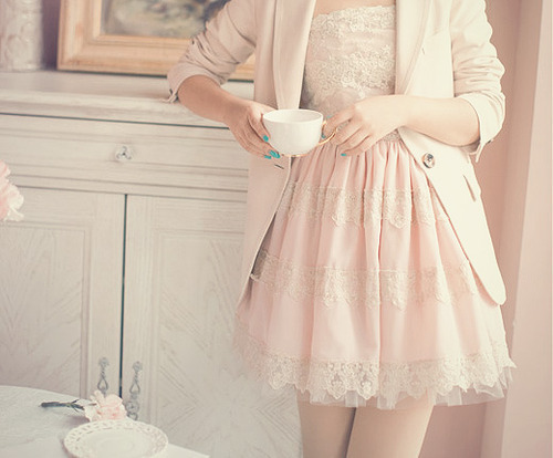 pastel dress on Tumblr