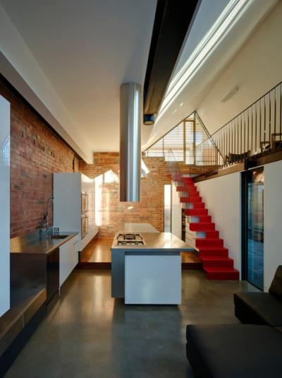 the-design-nerd:<br /><br />Gorgeous industrial kitchen by Andrew Maynard Architects in Australia<br />