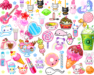 kawaii background on Tumblr