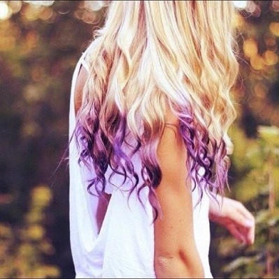 Purple Dip Dye Tumblr