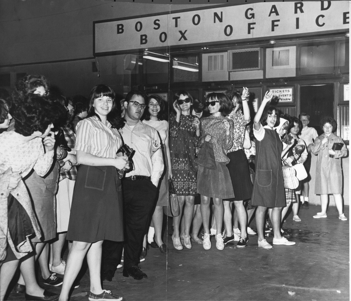 Inactive Blog Beatles Fans At The Boston Garden Box Office