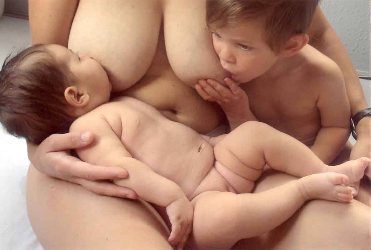 Mom daughter sex with breast milk feeding