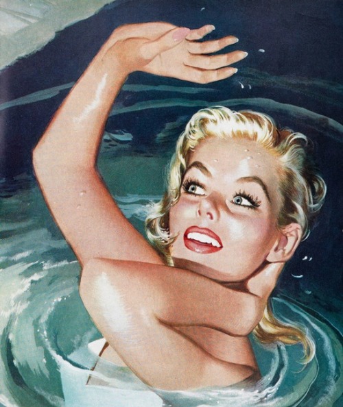 rogerwilkerson:Swimming Blonde