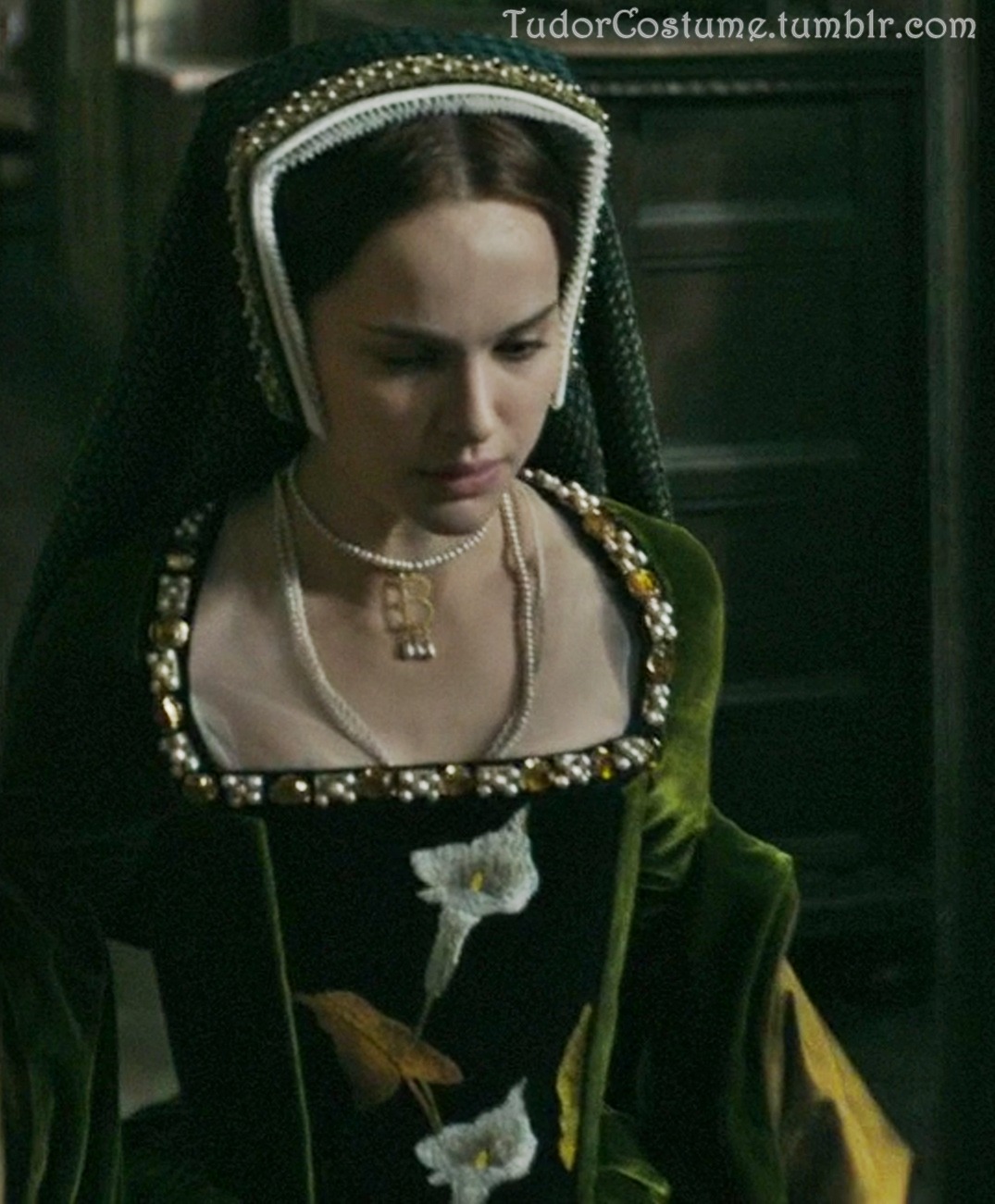 Anne’s Green Velvet ‘Lilly’ Gown (The Other Boleyn... | Tudor Costume