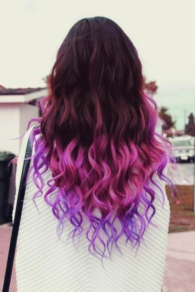 Purple Dip Dye Tumblr