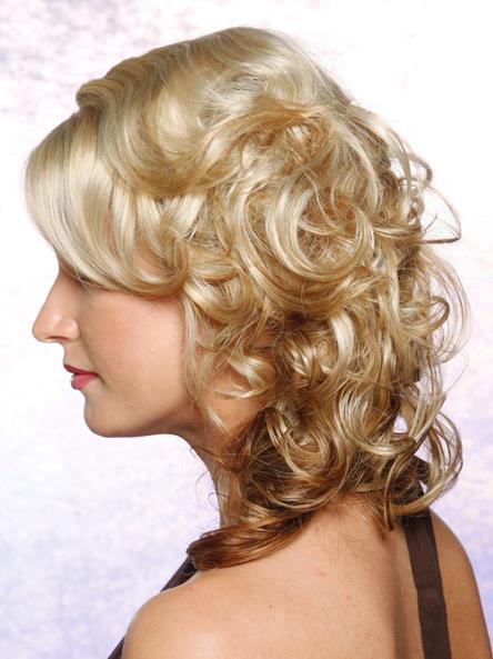 Curly Hairstyles Pictures Prom Wavy Wedding Medium