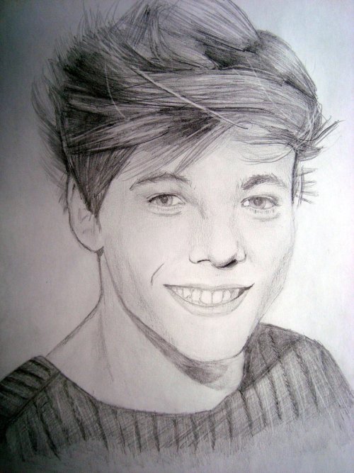 louis tomlinson drawing on Tumblr