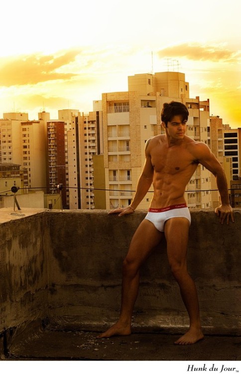 Your Hunk of the Day for August 9th, 2012 : Dan Almeida by photographer Gabriel Bonfim