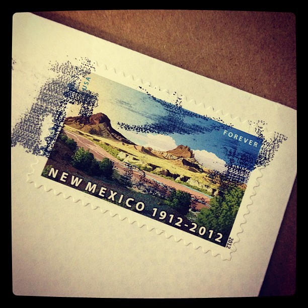 new mexico statehood stamp