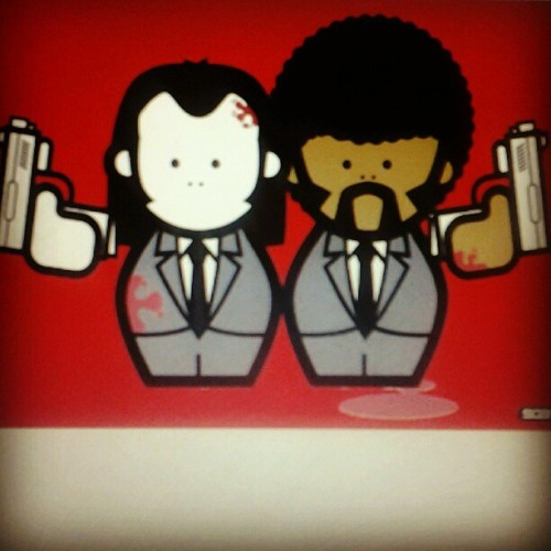jules vincent pulpfiction popart lámina
