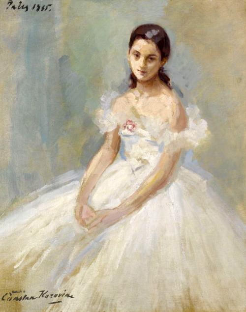 colourthysoul:Konstantin Alekseyevich Korovin - Portrait of...