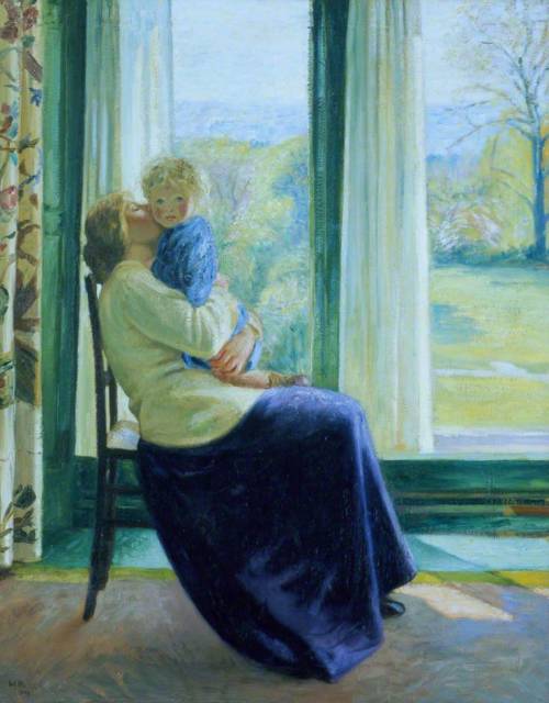 colourthysoul:Sir William Rothenstein - Spring, the Morning Room...