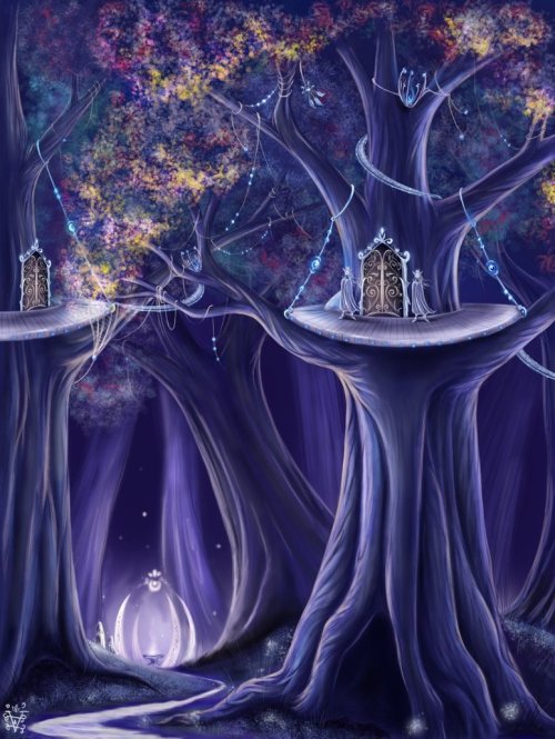 finduilas-faelivrin:Lothlorien by Ivelena