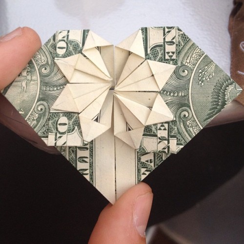 money heart money heart money designs folding money