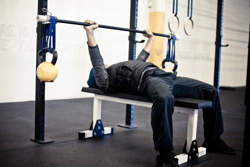 In the bench press, the “bamboo bar” forces your... | CrossFit SLU