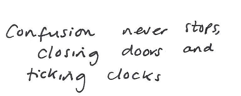 clocks lyrics