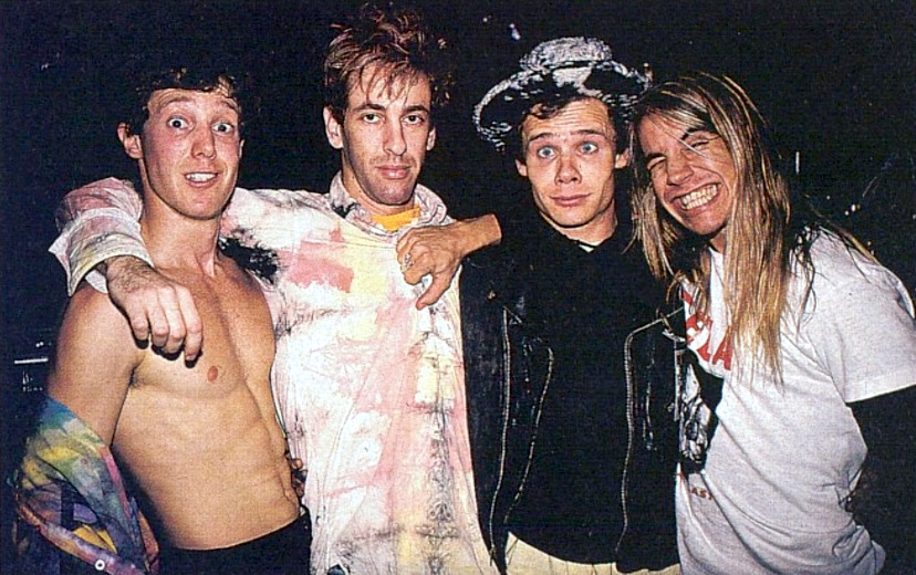 red hot chili peppers tour 1986