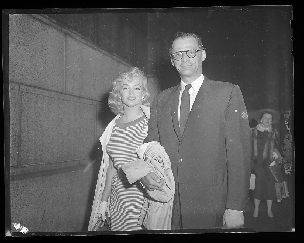 Marilyn Monroe - May 23rd, 1957. Marilyn and Arthur Miller going...