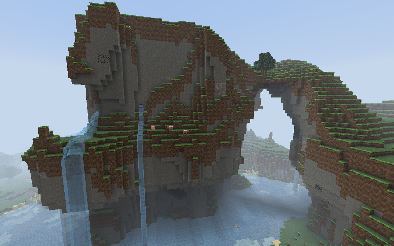 The Minecraft Blog • A cool hill formation in the new 