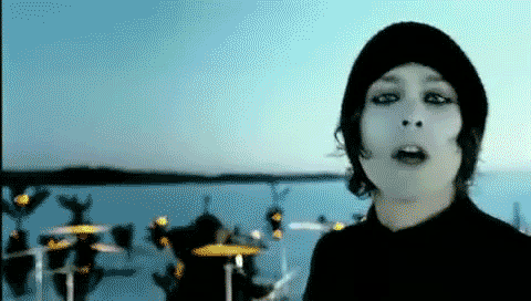 Ville Valo funeral of hearts gif gifs HIM His Infernal Majesty love metal heartagram bam margera