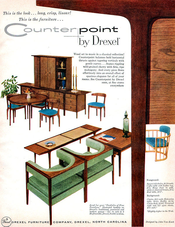 drexel furniture catalog 1970s